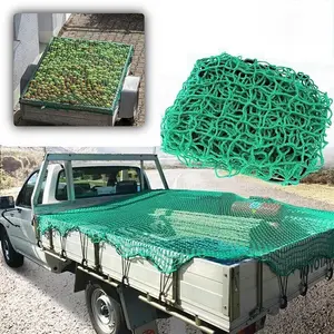 Heavy-Duty Truck Cargo Net, Durable Polyethylene Mesh Cover, Secure Luggage & Accessories Transport, Roof, Trailer, Truck Use