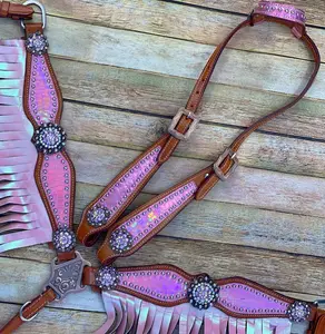 Bubblegum Fringe Tack Set