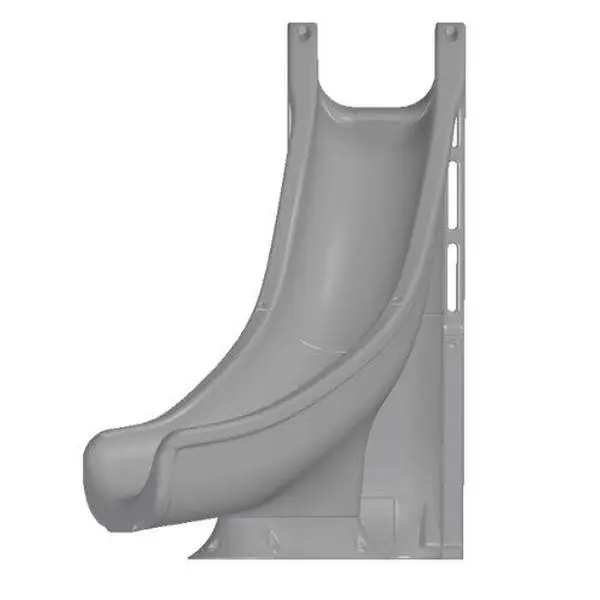 Global Pool Products Tidal Wave Slide (Right Turn) | GPPSTW-GREY-R