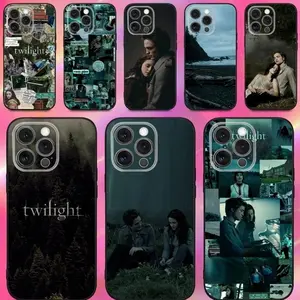 T-Twilight TV Series Phone Case For iPhone 17 Pro Max 17Air iPhone16 15 14 13 12 11 Pro Max Plus Protective CoverSoft Silicone Black Case