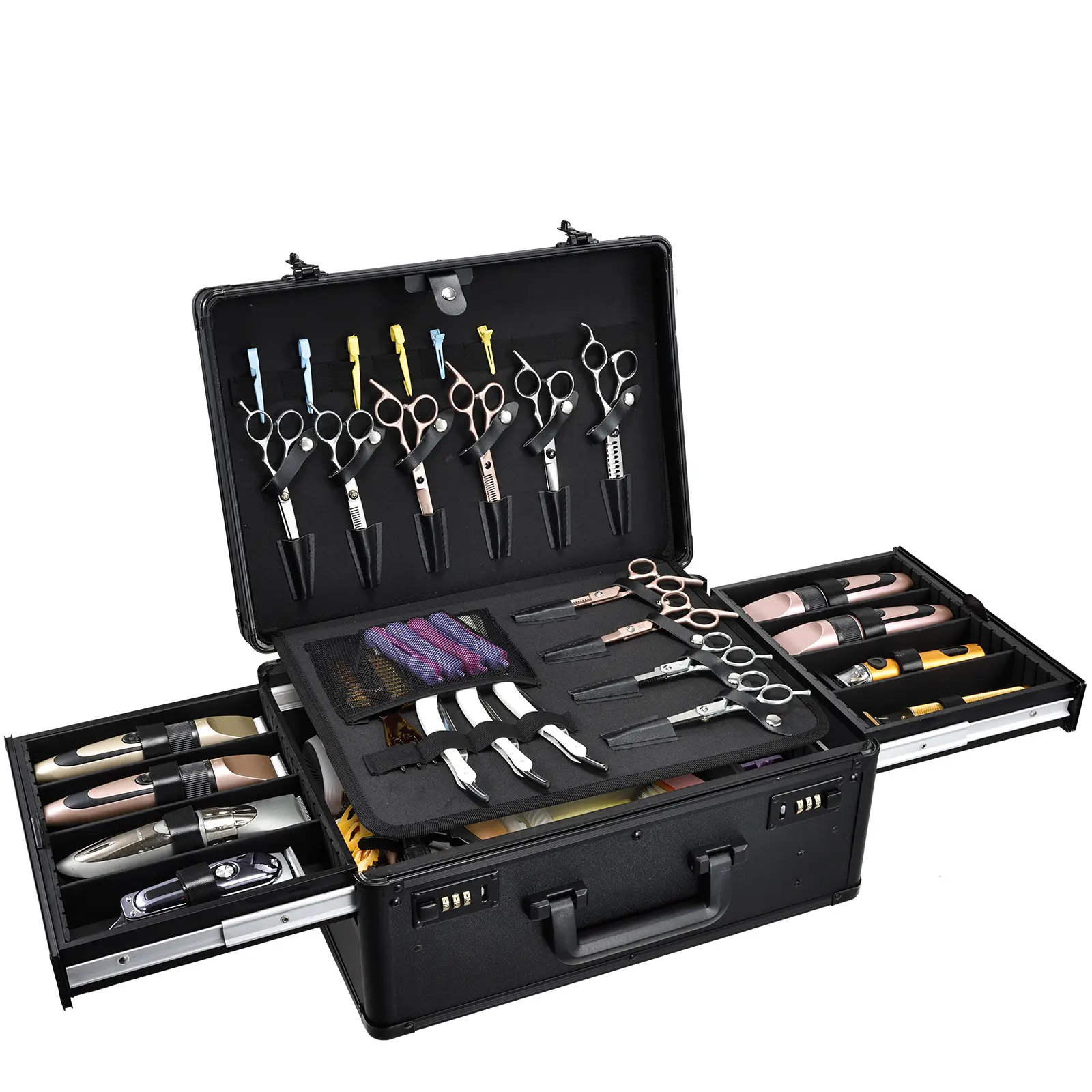 Black with 8 individual slots