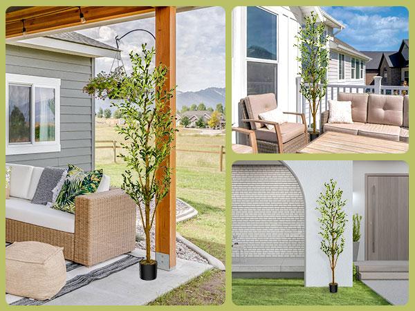 6FT Artificial Olive Tree - Lifelike Faux Olive Tree for Indoor & Outdoor Spaces, Realistic Foliage & Fruits, Durable & Safe Decor Decorative Plants Ornaments 6FT Artificial Olive Tree - Lifelike Faux Olive Tree for Indoor & Outdoor Spaces, Realistic Foliage & Fruits, Durable & Safe Decor Decorative Plants Ornaments