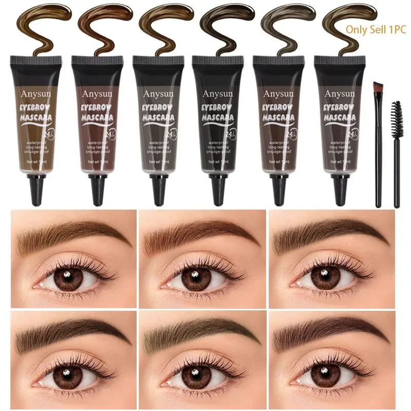 Waterproof color rendering eyebrow cream is easy to apply and long-lasting, shaping the natural eyebrow shape Cosmetic Eyebrow Tinting Cream Tinted Brow Cream