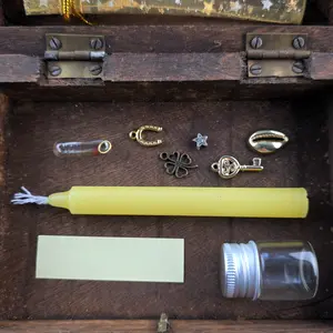 Charm Spell Kit | Beginner Spell Kit with Charms, Candle & Spell Jar | Choose Your Intention