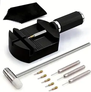 Watch Strap Replacement Tool Kit – Resize any watch band in minutes without running to the jeweler. Includes pin remover, link pusher, and jewelry hammer for easy adjustment and repair. Your wrists deserve a perfect fit – no overpriced shop fees needed.