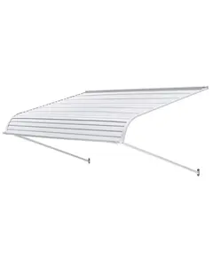 【FathersDayGift】VEVOR Aluminum Awning 60 x 42 in, Durable Window Awning Door Canopy, Lightweight and Stable Aluminum Awnings for Doors Exterior Rain Snow Sunlight Protection for Door Entrance Windows Patio Porch