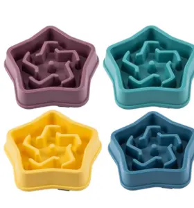 Pet Slow Feeding Bowl for Cats and Dogs, Pet Supplies Feeding Accessory ceramic cat