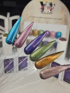 Glow in the Dark Cat Eye Gel Polish – 6 Color Collection | 3 Effects in 1