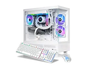 Thermaltake Gaming Desktop PC V27S-B85K-56T-LCS AMD Ryzen 7 7800X3D 32GB DDR5 1TB NVMe SSD GeForce RTX 5060 Ti Windows 11 Home