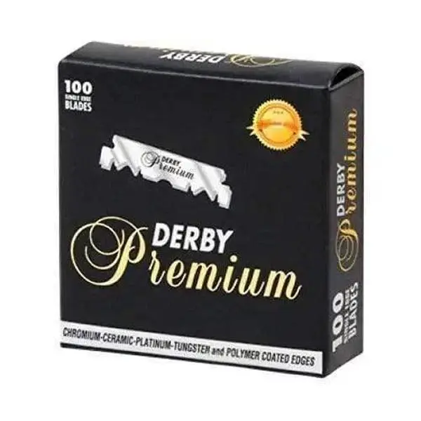 DERBY Premium Single Edge Razor Blades 100 Count
