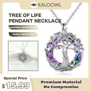 Exquisite Tree of Life Pendant Necklace for Women, Elegant Chain with Crystal, Hypoallergenic Jewelry Gift for Girlfriend, Wife, Mom, Perfect for Valentine’s Day, Christmas, Birthday, Anniversary, Mother’s Day, Wedding, Graduation, Holiday