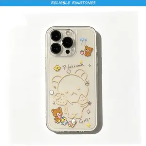 Y2K Cute Cartoon Easy Bear Duckling Car Phone Case ,For iPhone 17 16 15 14 13 12 11 - The Fashionable Design Phone Case Best Christmas Gift For Fans!