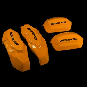 Brake Caliper Covers for Mercedes-Benz C43 2015-2018 – AMG Style in Orange Color – Set of 4 + Warranty