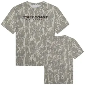 East Coast Waterfowl Camo Tee, Duck Hunting Shirt, Mossy Oak Bottomland Style, Waterfowl Hunter Apparel, Coastal Hunting Gear, Goose Hunting T-shirt