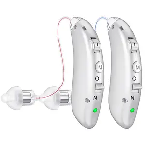 Foahinio Behind-the-Ear Hearing Aids,Dual-chip for Digital Noise Reduction,Hearing Amplifiers with Magnetic Charging Case,Clear Sound, Invisible Design Hearing Devices Assist Healthcare