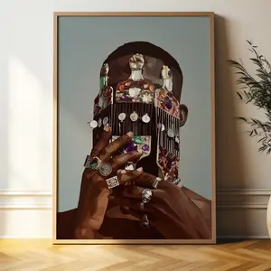 Abstract Art, Printable Black Art, Fashion, Black Man Wall Art, Black Men Wall Art, Black African Wall Art, Black Man Art, Black Girl Art, Room Decor, Unframed