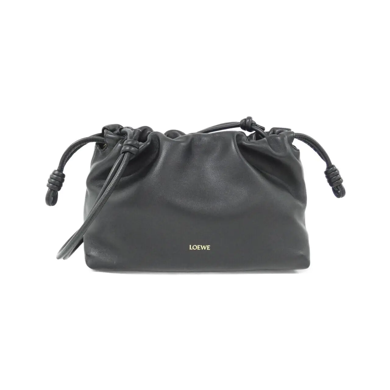 Pre-owned Loewe Lambskin Shoulder Bags Flamenco Purse Medium Bag