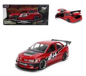 JADA 1:24 SEAN'S MITSUBISHI LANCER EVO IX RED "FAST & FURIOUS 25 YEARS" Diecast Model Car  36208-P13