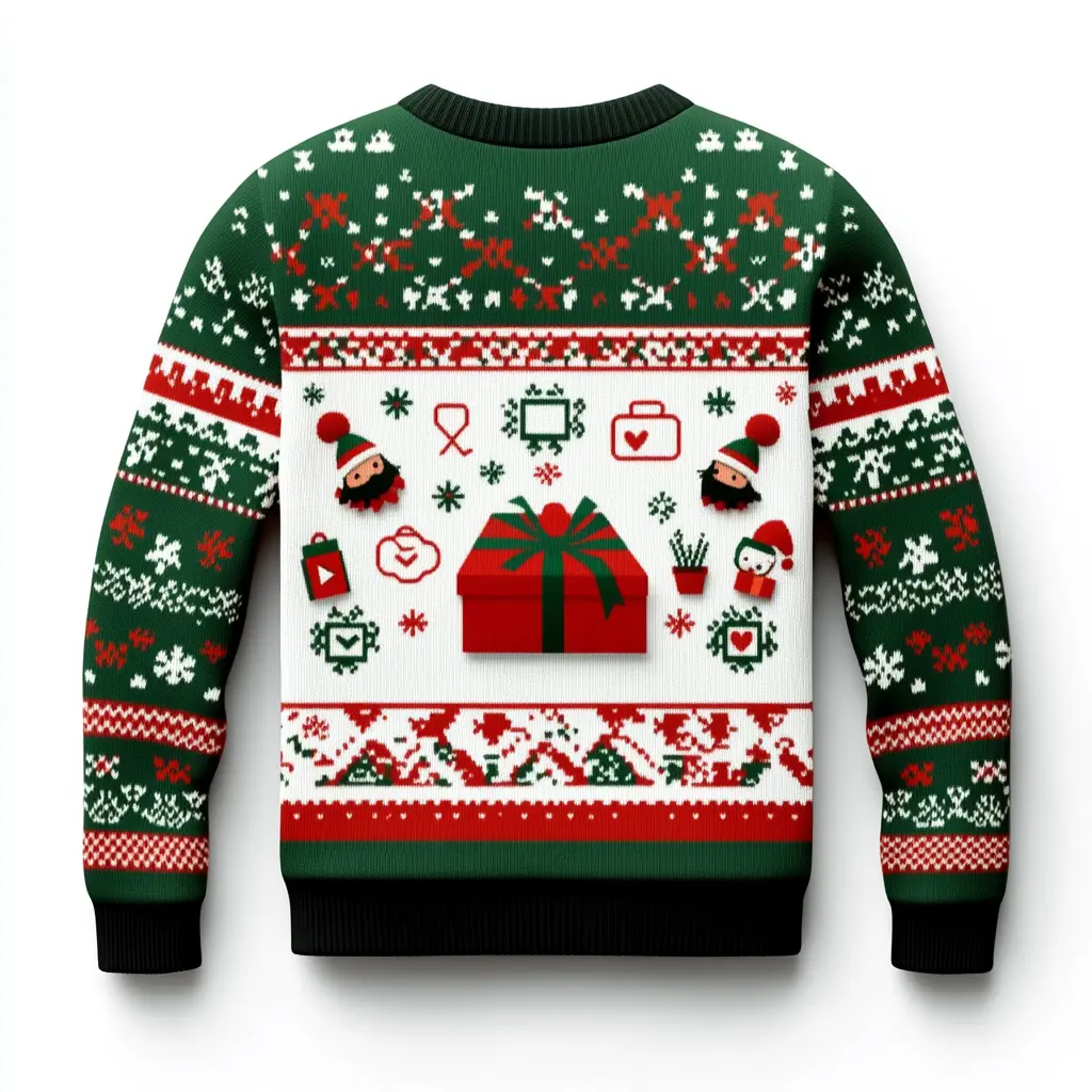 Get Festive with Our Elves Ugly Christmas Sweater - Perfect for Holiday Parties, Family Gatherings & Fun Gifts for Men, Women & Kids!