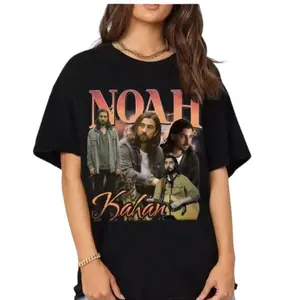Shop The Vintage Noah Kahan T-shirt , Including Empty Tank Tour T-shirts Tshirt Cotton Top Womenswear Fit Flat Hoodie