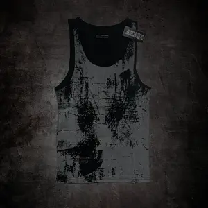 CONCRETE BEATER- MENSWEAR STREETWEAR VINTAGE ATHLETIC GYM BREATHABLE VEST CASUAL COTTON