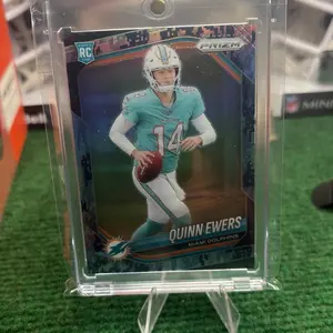 Quin Ewers 2025 Prizm Navy Camo Trading Card, 19/25 Limited Edition