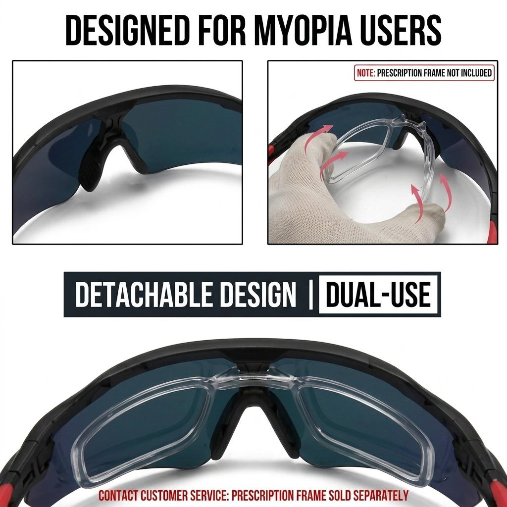 Polarized Sport Sunglasses Men Women UV Protection Cycling Outdoor Glasses