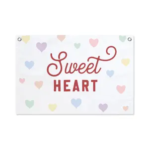 Valentine's Day Rainbow Banner, Perfect for Celebrations & Events, Vibrant Design, Ideal Gift Choice, Enhances Any Occasion Atmosphere