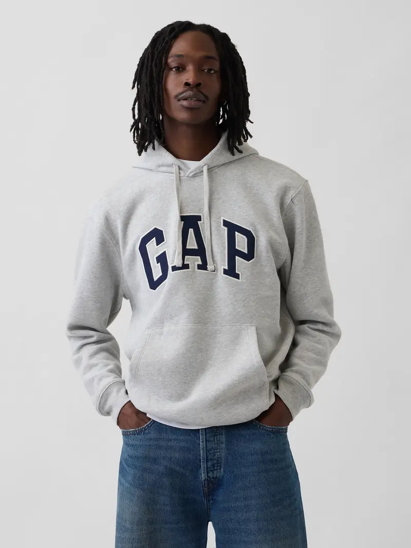 Gap Men's Adult VintageSoft Arch Logo Hoodie  - Gender Neutral