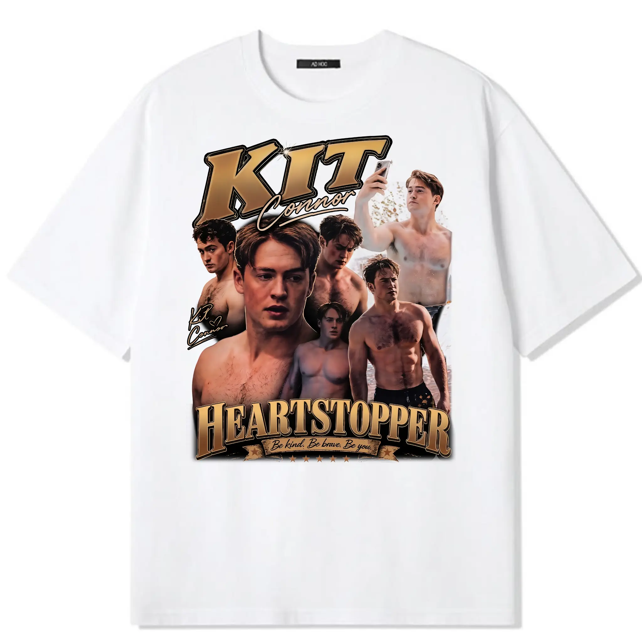 Retro Kit Connor Shirt | Heartstopper Graphic Tee | Tshirt Vintage 90s | LGBT Queer Romance Fan Gift | TikTok Shop