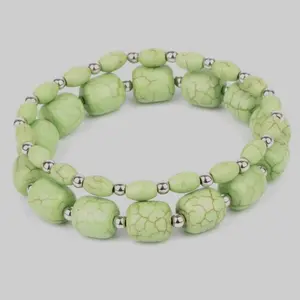 Colorfully Country Green Bracelet