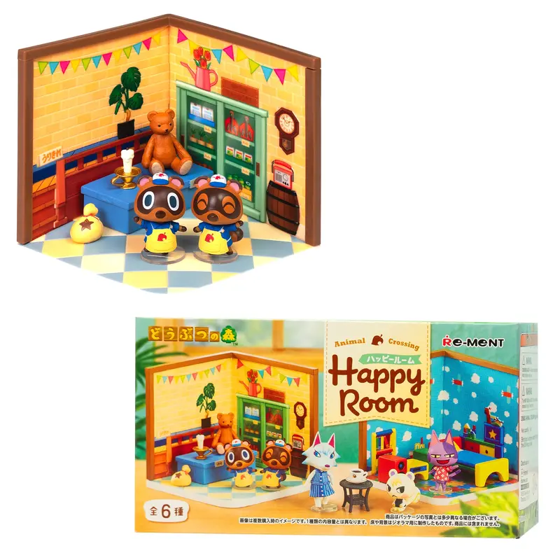 RE-MENT Nintendo Animal Crossing Blind Box Mini Figures (Happy Room)