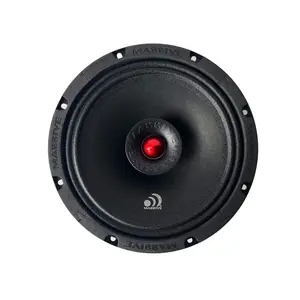 Massive Audio P8NTI Pro Audio 8" 4 Ohm Mid-Bass Coaxial Speaker with 160 Watts RMS, Weatherproof, TIL Voice Coils, Neodymium Magnets, and Heavy Gauge Cast Steel Basket
