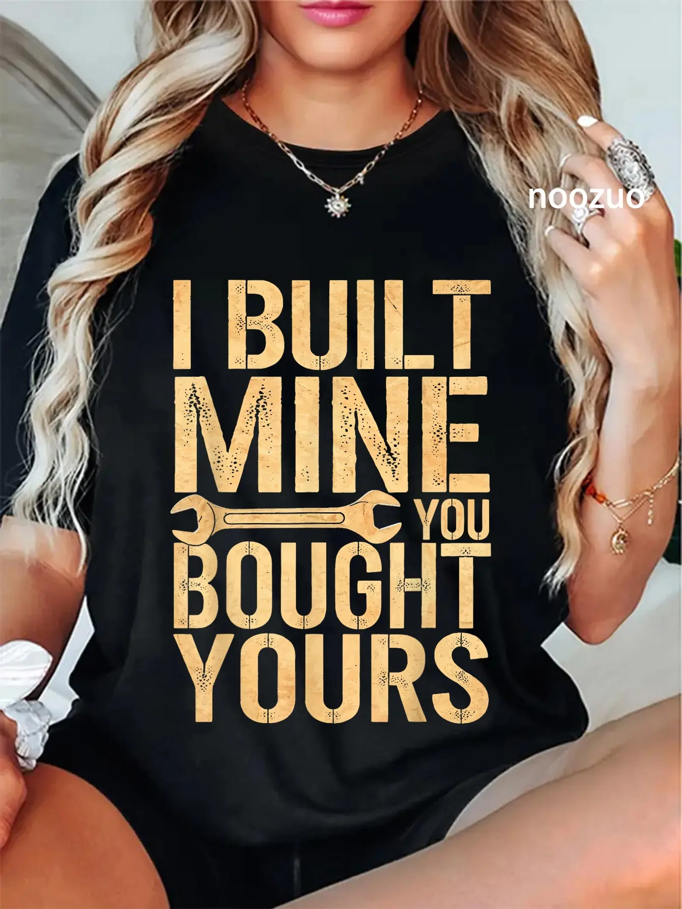 100% Cotton I Built Mine You Bought Yours T-Shirt Constructor Mechanic Technician Repairman