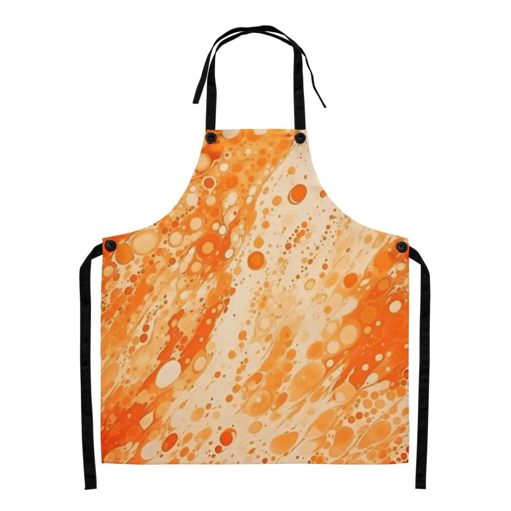 "Orange Marble" Apron