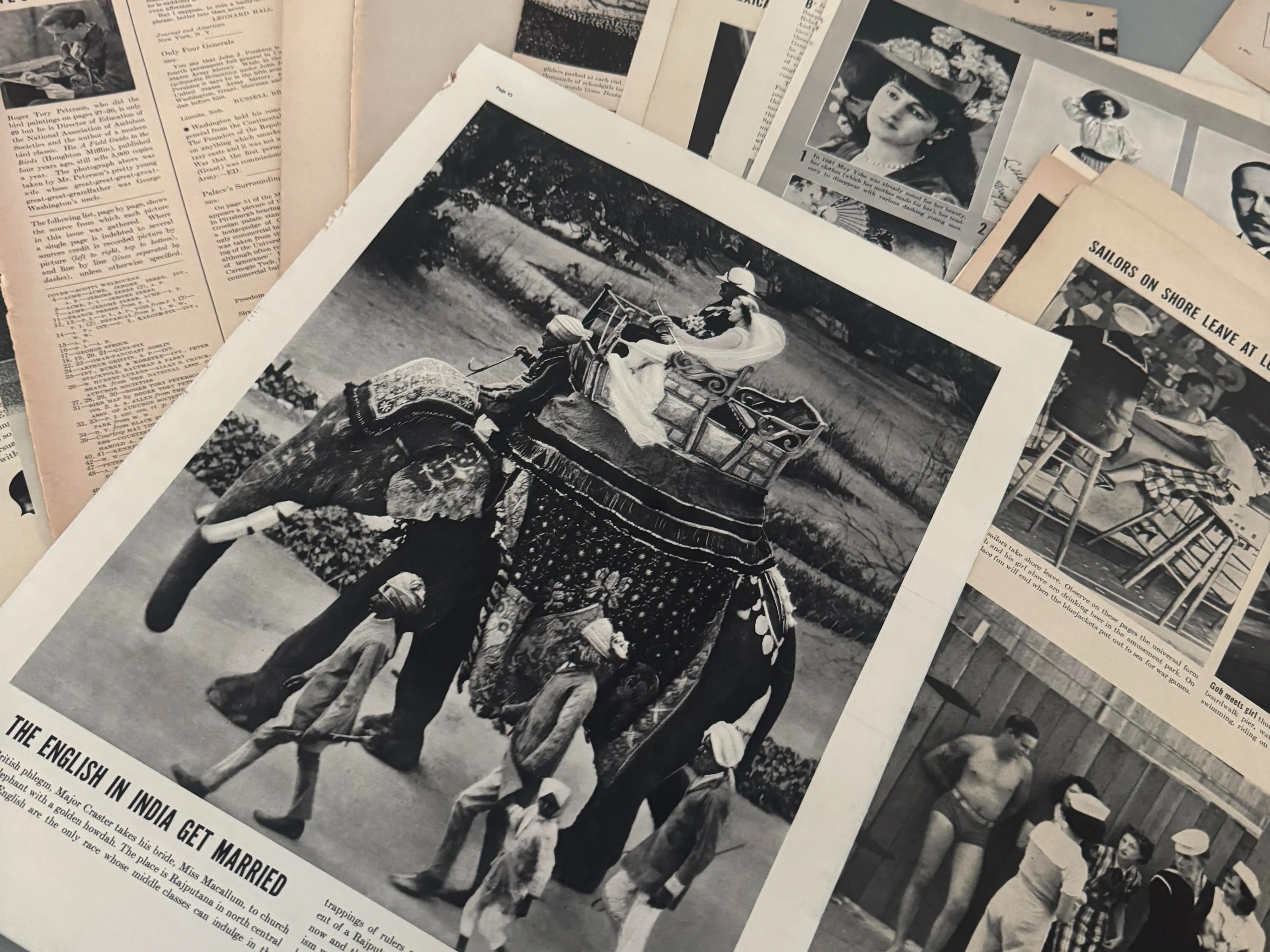Authentic 1930s LIFE Magazine original pages | WWII Art Deco History | Ephemera Bundle | Junk Journal & Collage | Interior Design