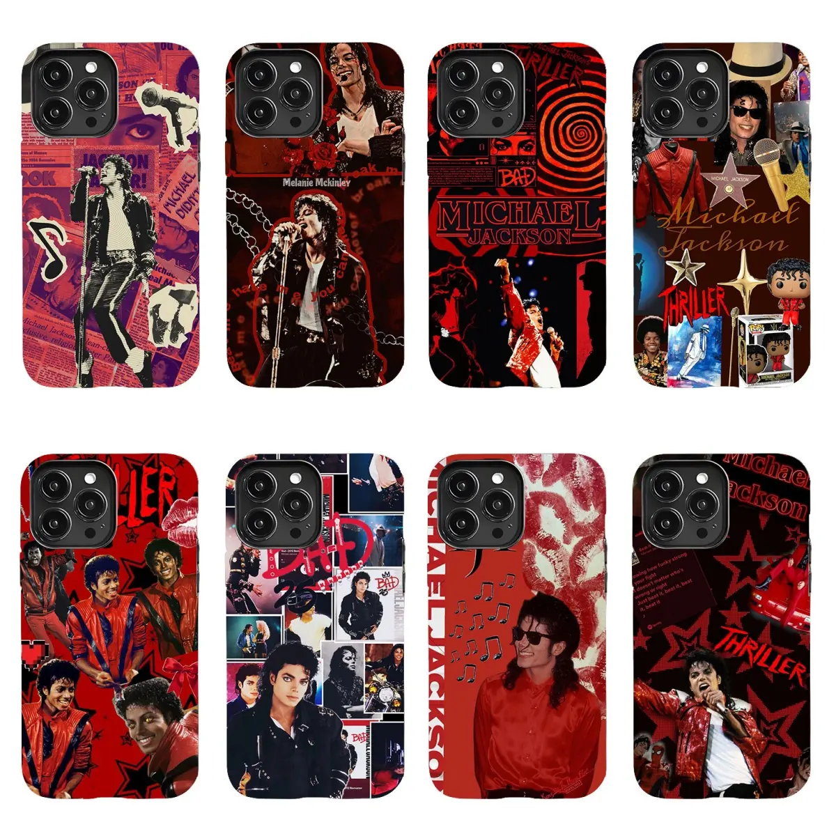 Michael Jackson Durable Phone Case - Classic Glove Motif & Gold Signature Design - Compatible Suitable for iPhone 17/16/15/14/13/12/11 Pro Max/Plusand Samsung Galaxy S23-25, shock-absorbing