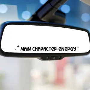 Main Character Energy - Vinyl Mirror Decal
