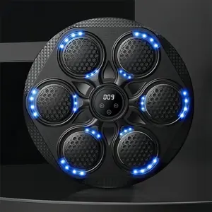 Carbon fiber cellular Bluetooth music boxing machine Smart music boxing target machine Wall-mounted boxing equipment Boxing training equipment Fighting boxing wall target set USB charging Punch-free installation Upgrade multiple modes