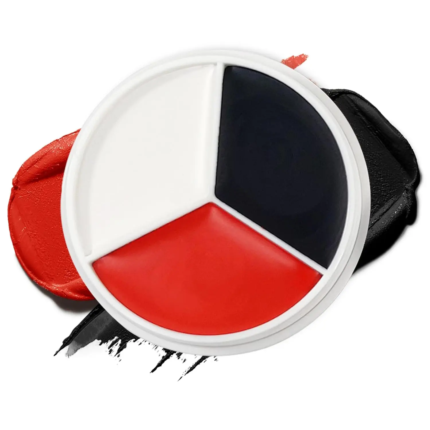 Professional Oil-Based Waterproof Clown Makeup Kit - White, Black, Red Face & Body Cosmetic Paint for Adults, Halloween Cosplay, SFX Special Effects, Default Option,summerwins