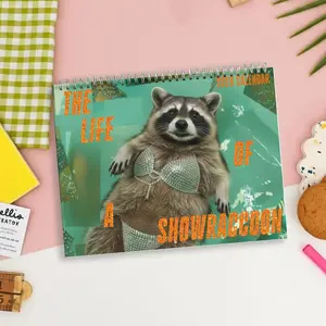 The Life Of A Raccoon Calendar 2026, Raccoon Meme Calendar, Raccoon Lovers Gift, Friends and Office Decor, Christmas Gift, New Year Gift