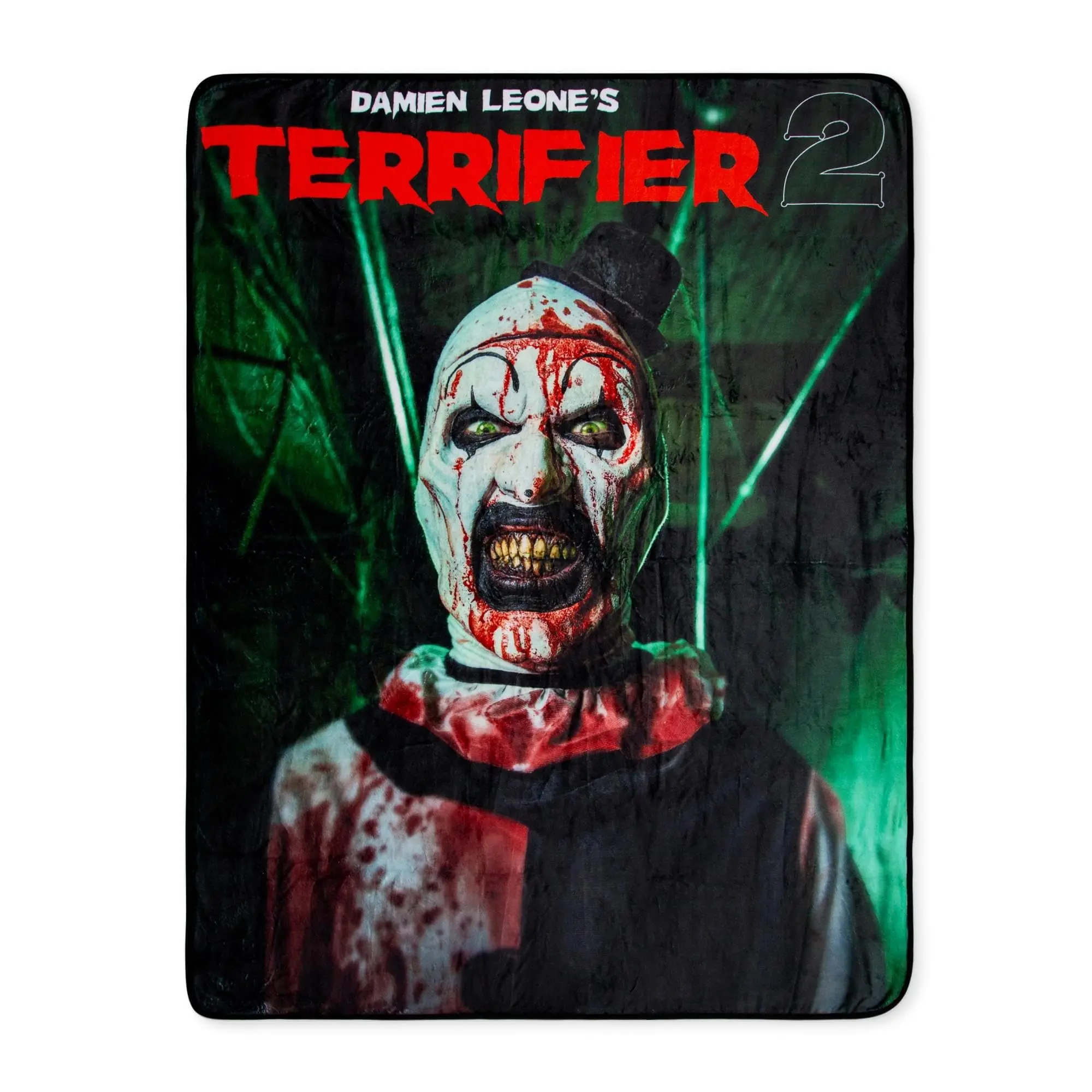 Terrifier 2 Art Joker Comic Cover Fleece Blanket | Soft Polyester Sofa Cover, Bed Cover | 40×50 Inch