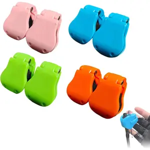 Multifunctional Fishing Rod Holder - Portable Takedown Clips for Ground/Car/Wall/Beach, Auto Fixed with Pressure Grip, Fits Shore Telescopic Rods & Fixed Ball