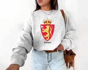 Norway Sweatshirt, Norwegian Flag, Kingdom of Norway, Pride, Norge, Women's Norway Soccer Shirts Norway Travel Shirt, Norway Shirts
