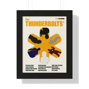 The Thunderbolts Minimalist Design Poster minimalist poster