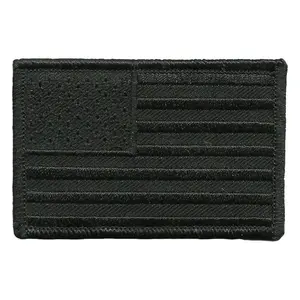 2x3" All-Black USA Flag Patch