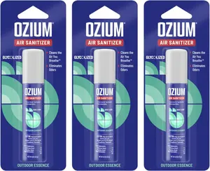 Ozium Air Sanitizer Spray 0.8oz 2 Pack Odor Eliminator Smoke & Air Freshener  Category: