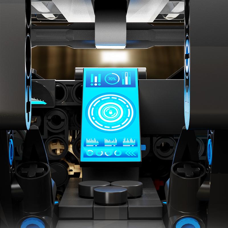 Sports Car Building Blocks Toys, 1:14 Scale Adult Challenge Racing Car Model Building Set, Birthday Gifts for Adult, 1224 Pieces