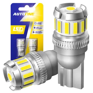 AUTOONE 194 LED Bulb, License Plate Light 300% High Brightness T10 168 2825 W5W LED Bulbs , Pack of 2