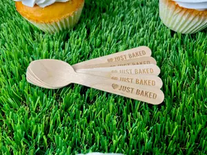 4" Personalized Wood MINI Spoon